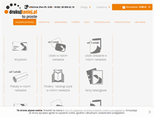 Tablet Screenshot of drukujtaniej.pl